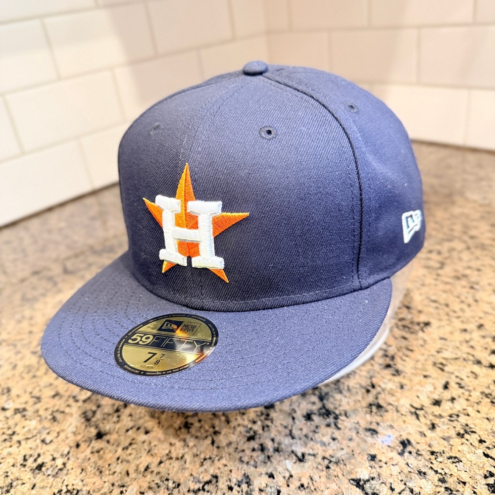Houston Astros 2022 World Series New Era 59FIFTY Fitted Hat 7 7/8 Blue New